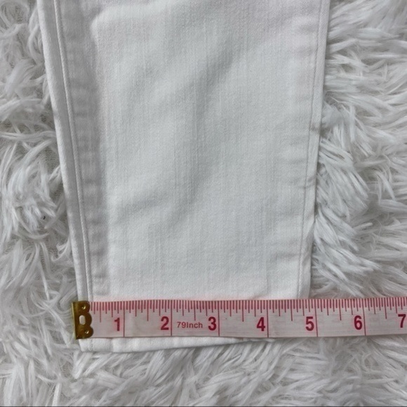 New J Crew Tall 9" High Rise Toothpick Jean white - Picture 6 of 11